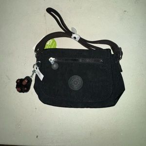Kipling Women's Sabian Mini Crossbody, Lightweight Everyday Purse, Black Tonal